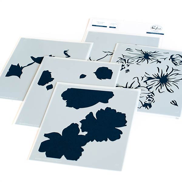【ピンクフレッシュスタジオ/Pinkfresh Studio】ステンシル -Floral Focus layering stencils