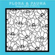 フローラ＆フォーナ Floral Stencil 2　ステンシル