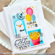 ワッフルフラワー Postage Collage Beach Days