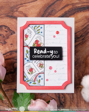 ワッフルフラワー Round Bookmark - Book Lover