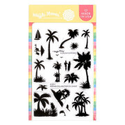 ワッフルフラワー Postage Collage Tropical Sunset
